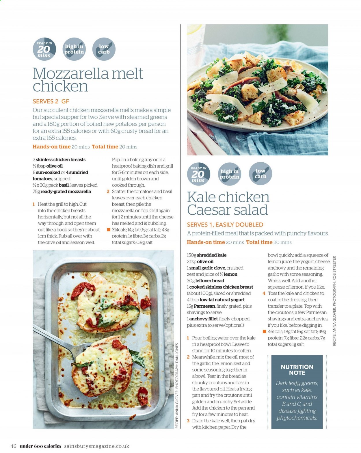 Sainsbury's offer. Page 46