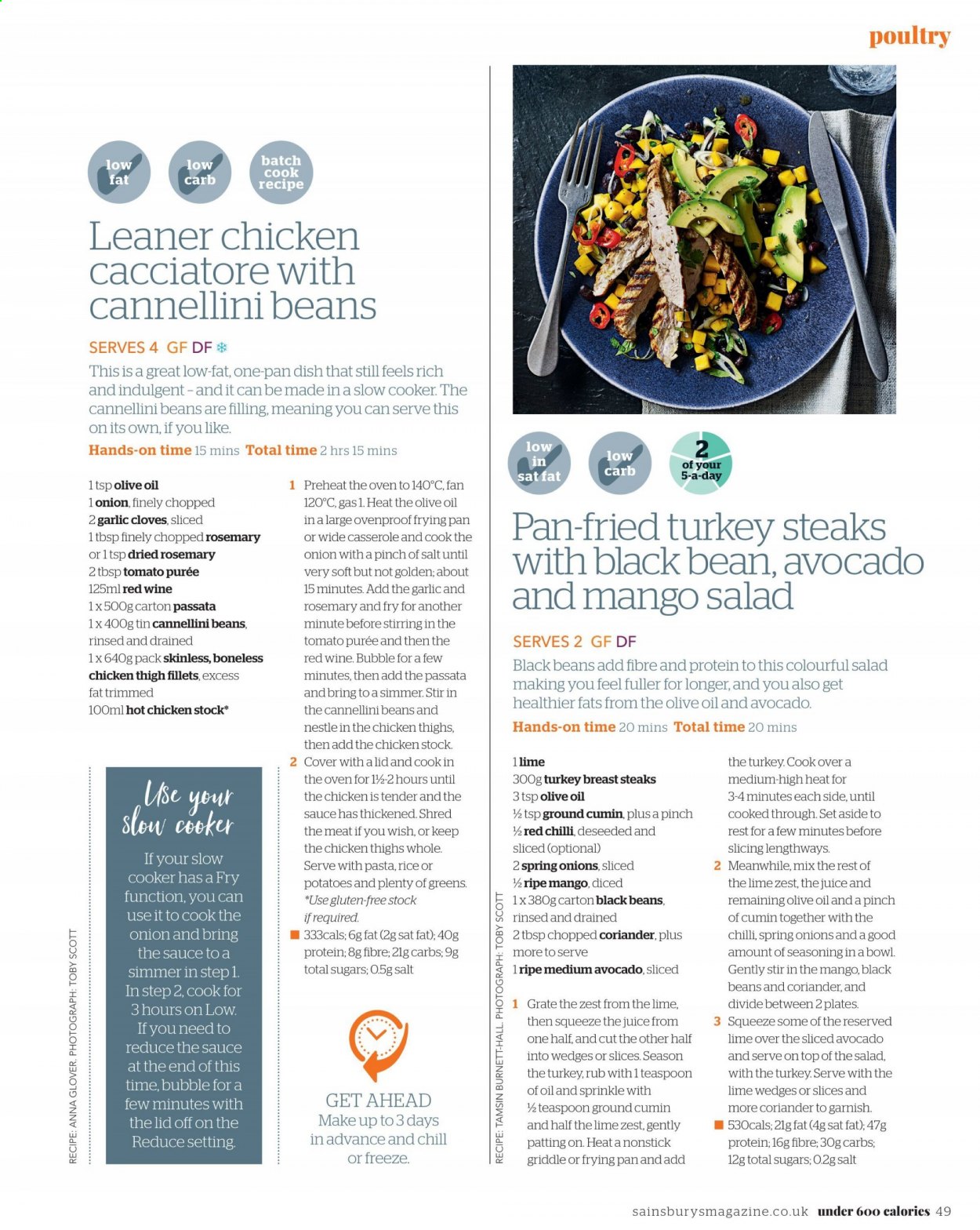 Sainsbury's offer. Page 49