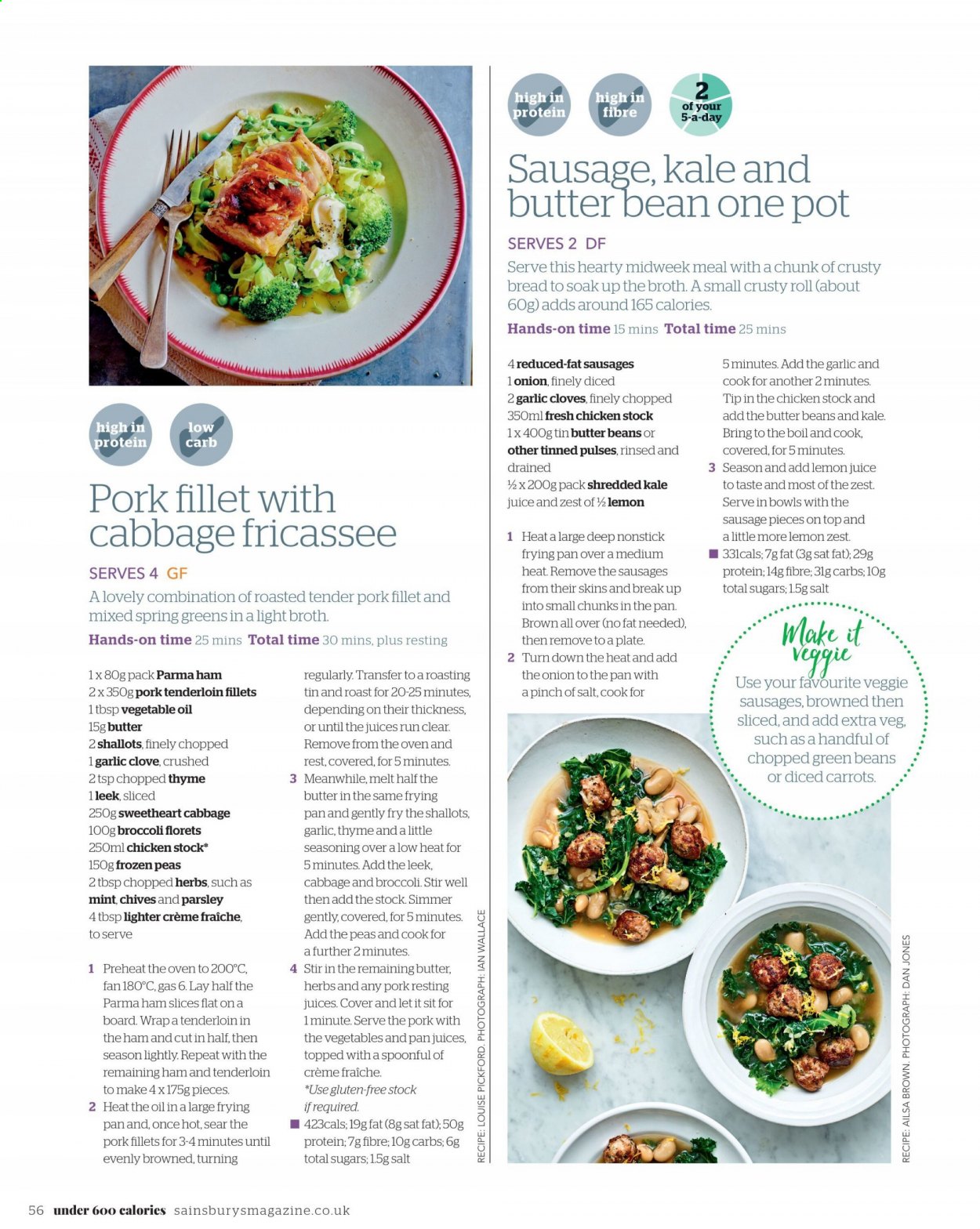 Sainsbury's offer. Page 56