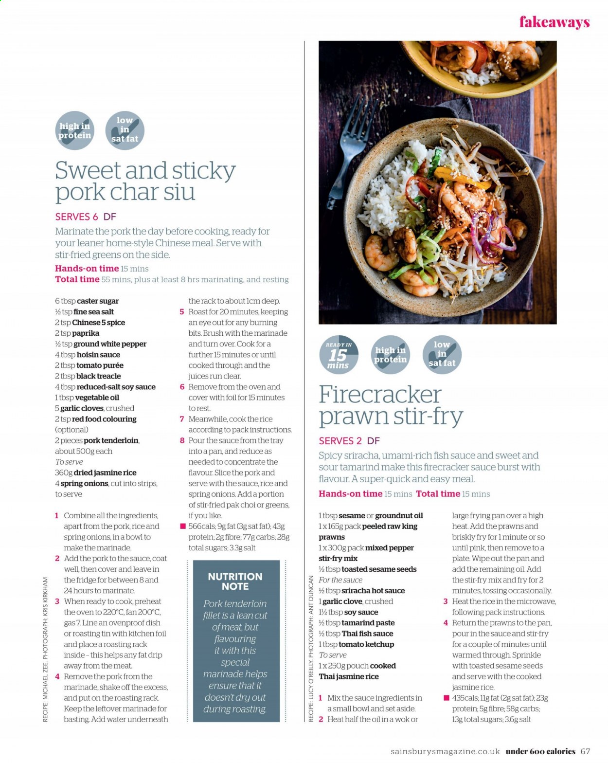 Sainsbury's offer. Page 67