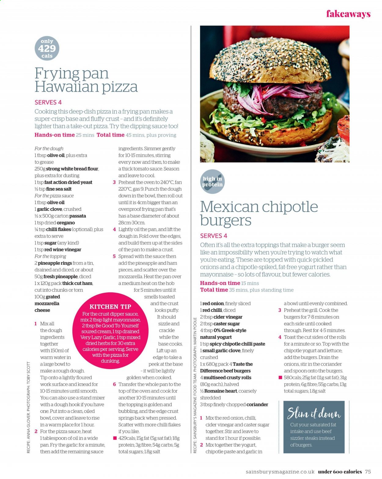 Sainsbury's offer. Page 75