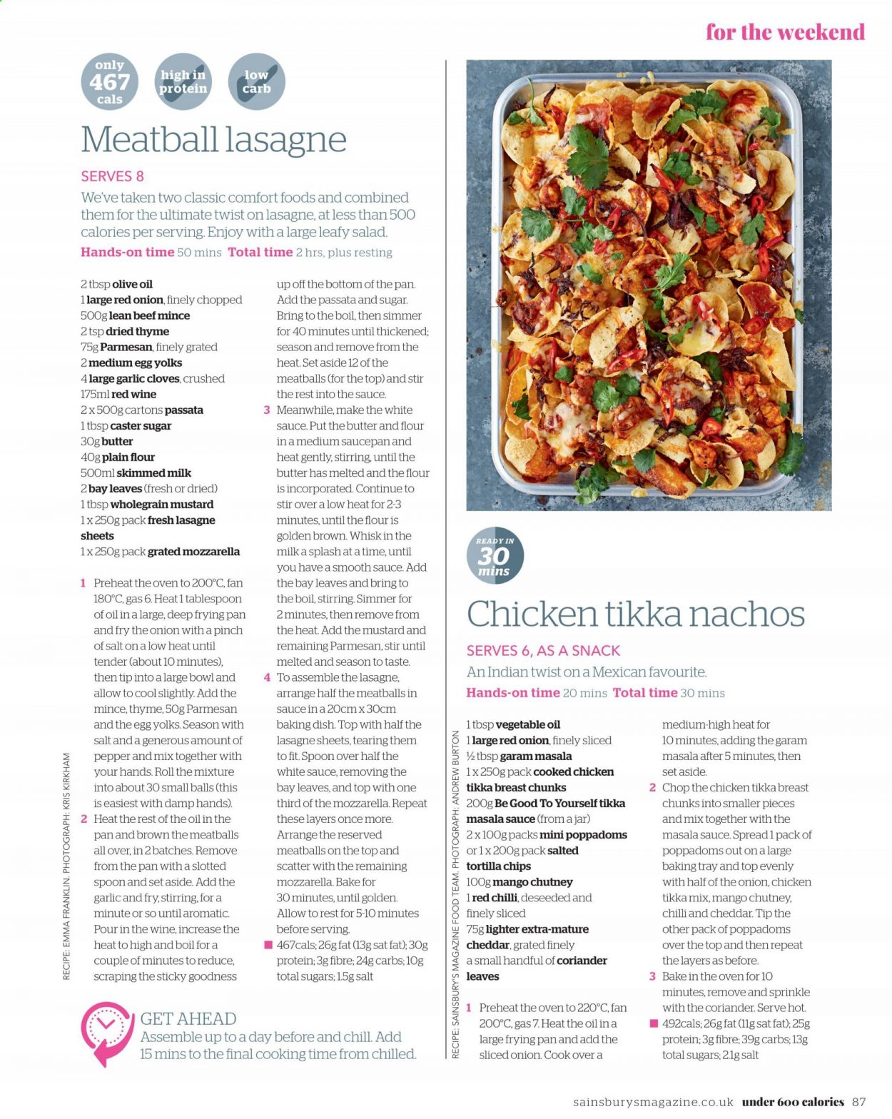 Sainsbury's offer. Page 87