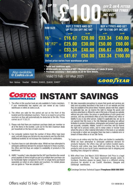 Costco offer - 15/02/2021 - 07/03/2021. Page 26