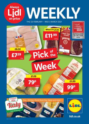 Lidl offer  - 25.2.2021 - 3.3.2021.