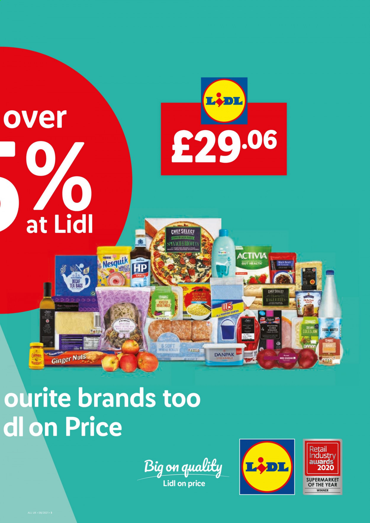 thumbnail - Lidl offer  - 25/02/2021 - 03/03/2021 - Sales products - ginger, sauce, Nesquik, mustard, soda, tea bags, Hewlett Packard. Page 3.