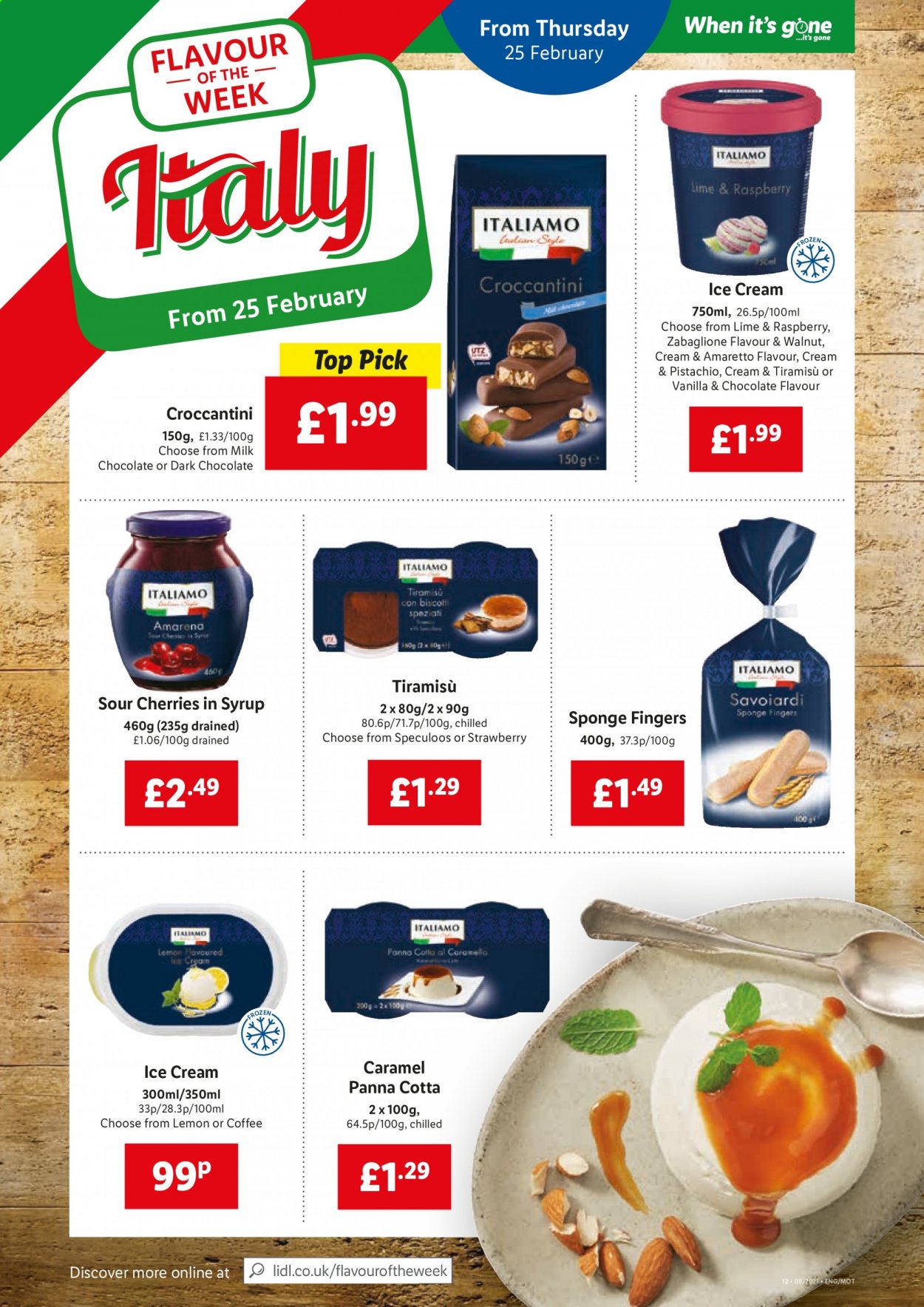 thumbnail - Lidl offer  - 25/02/2021 - 03/03/2021 - Sales products - ice cream, biscuit, cookies. Page 10.