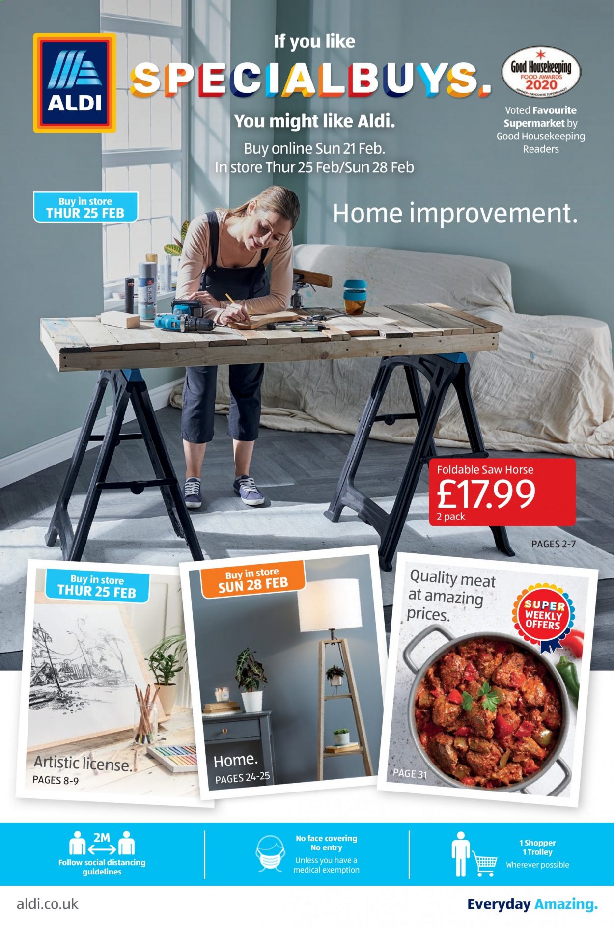 Aldi offer - 21/02/2021 - 28/02/2021. Page 1