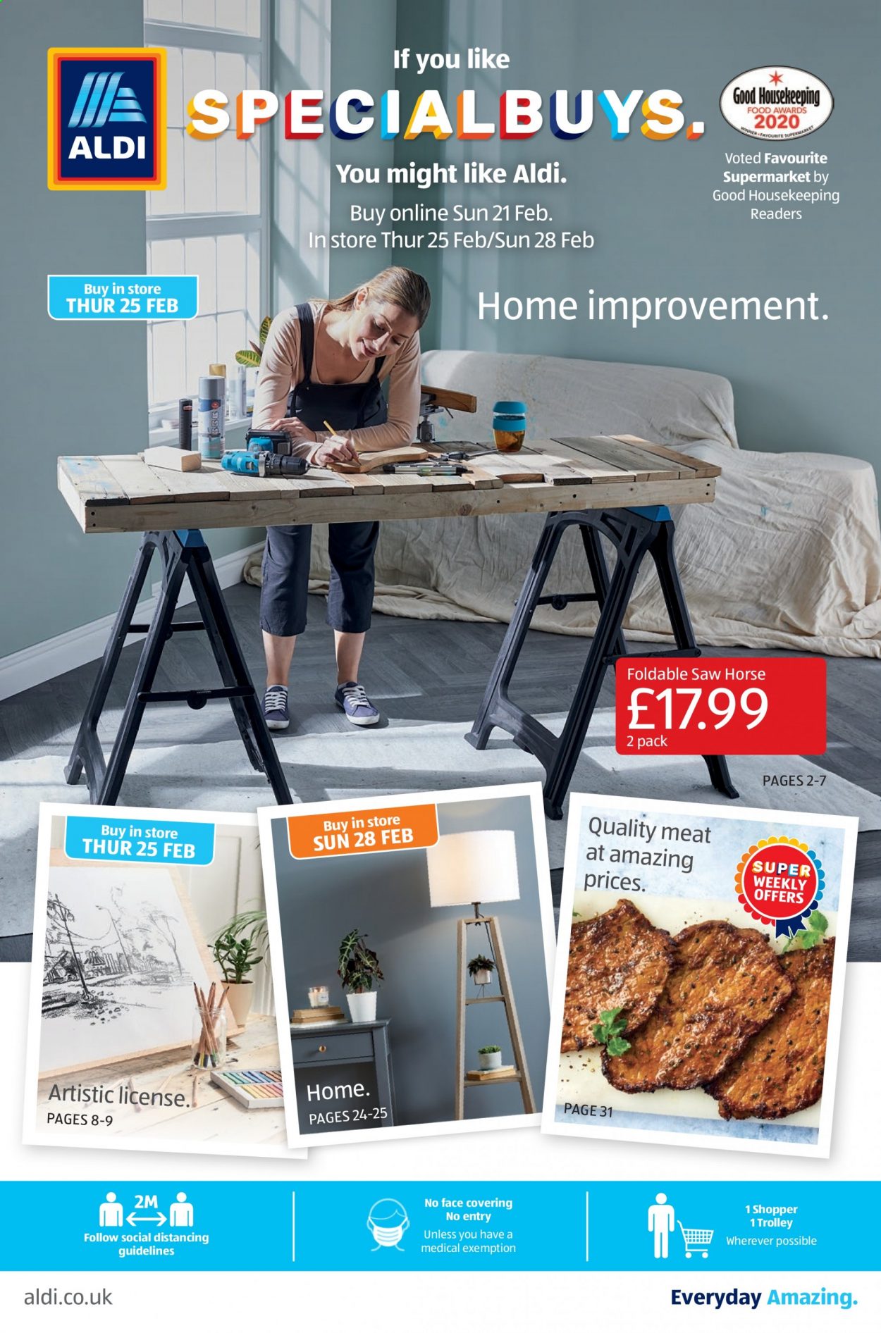 Aldi offer - 21/02/2021 - 28/02/2021. Page 1