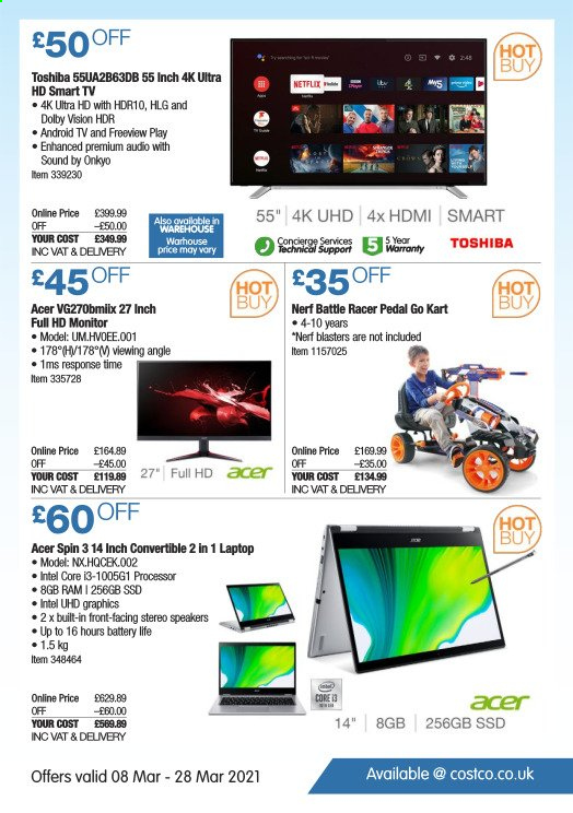 Costco offer - 08/03/2021 - 28/03/2021. Page 21