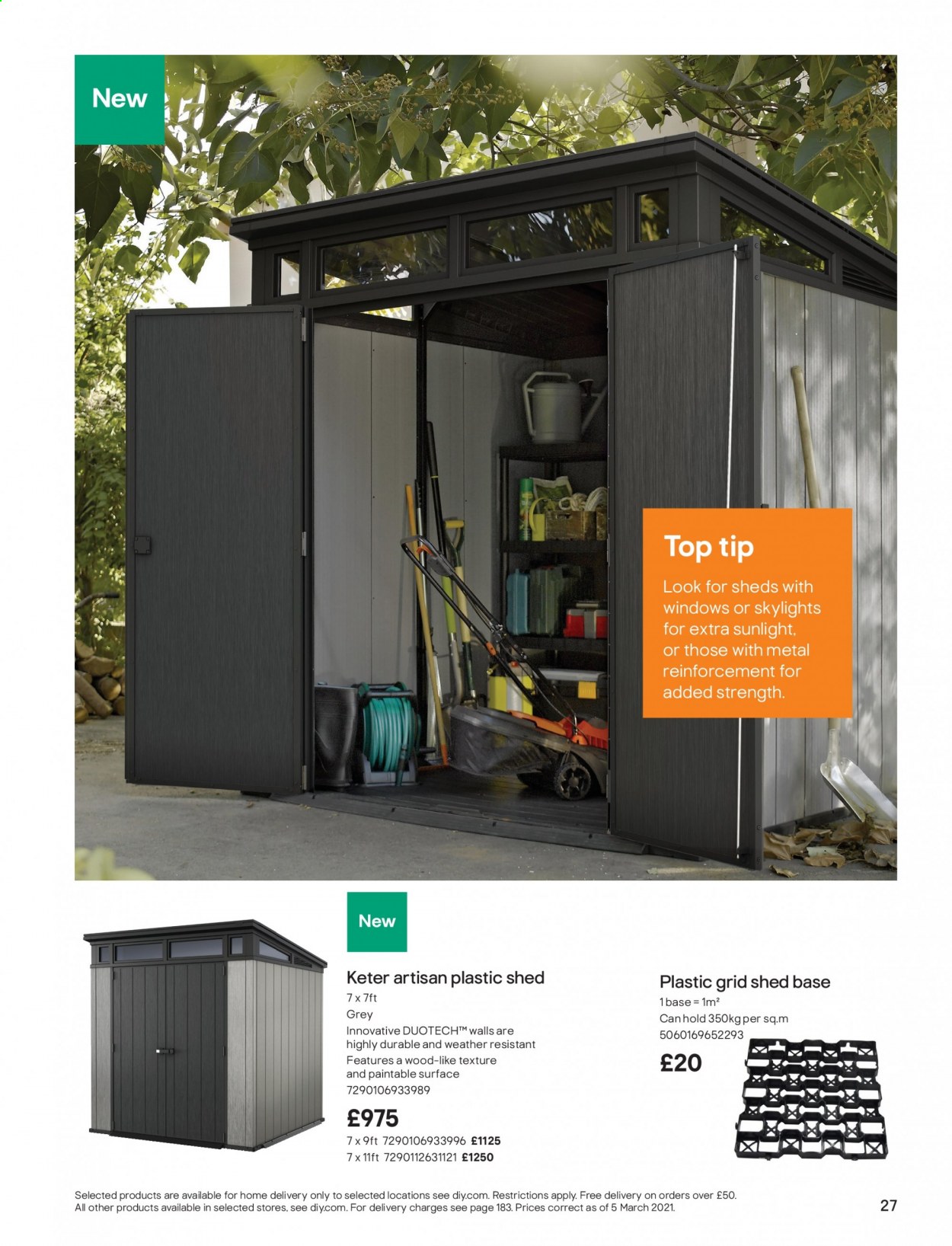 B&Q offer. Page 27