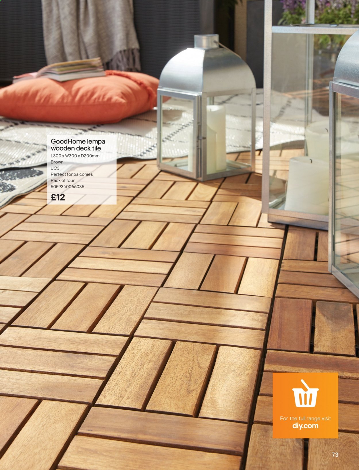 B&Q offer. Page 73