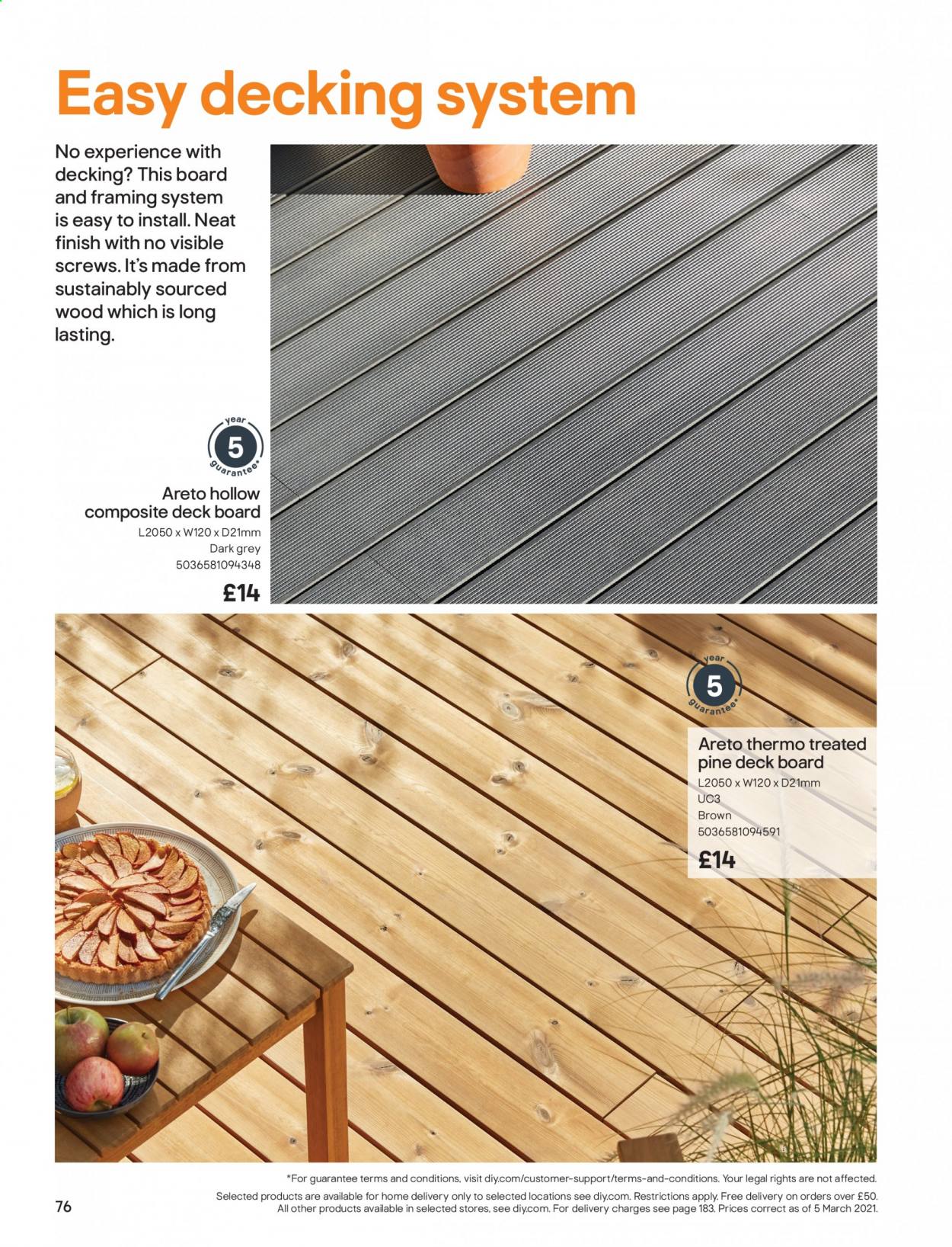 B&Q offer. Page 76