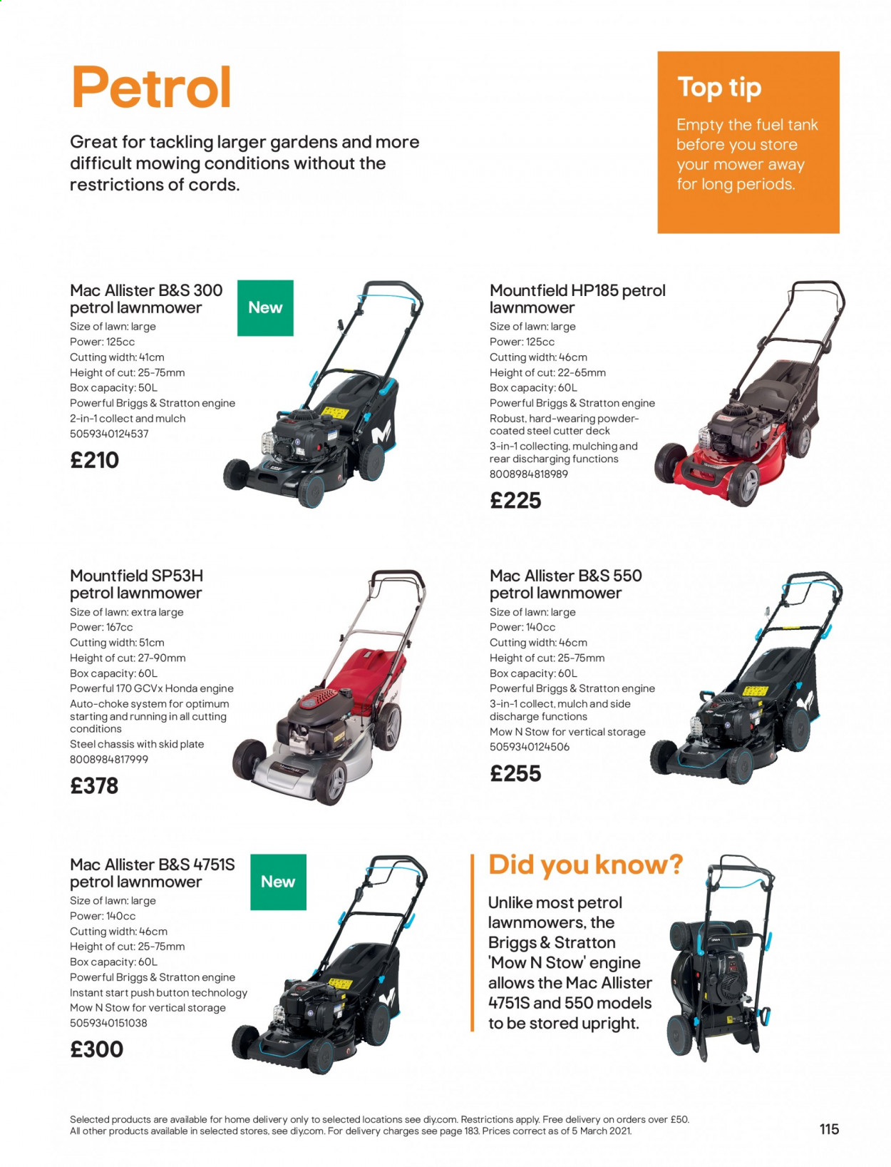 B&Q offer. Page 115