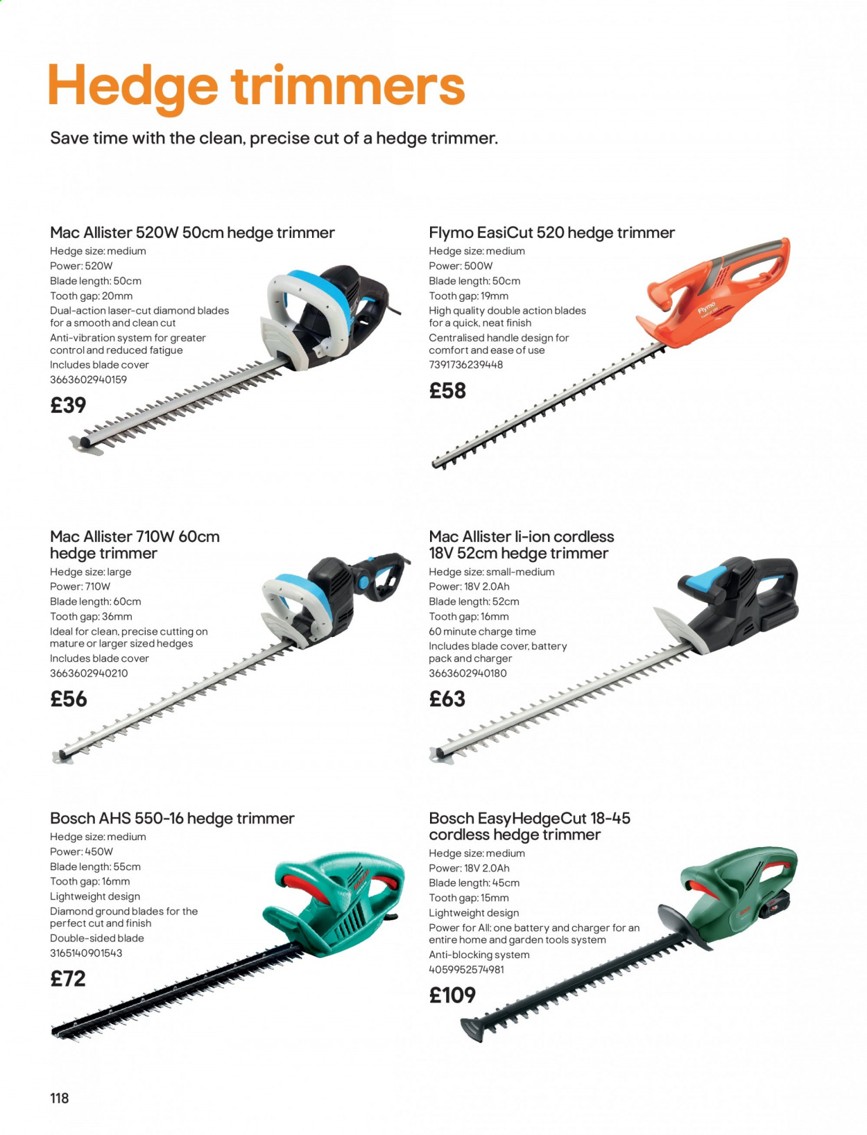 B&Q offer. Page 118