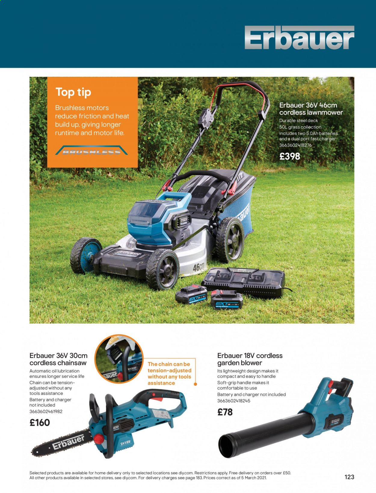 B&Q offer. Page 123