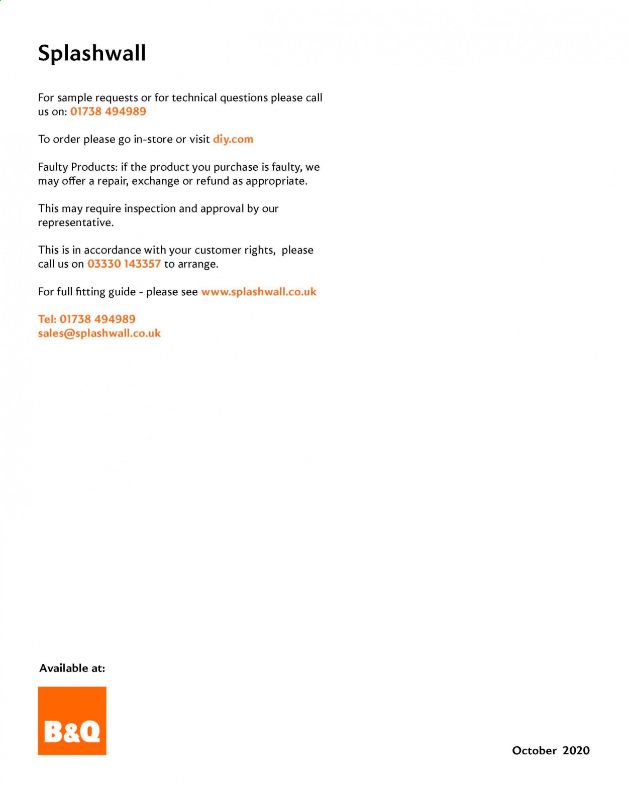 B&Q offer. Page 32