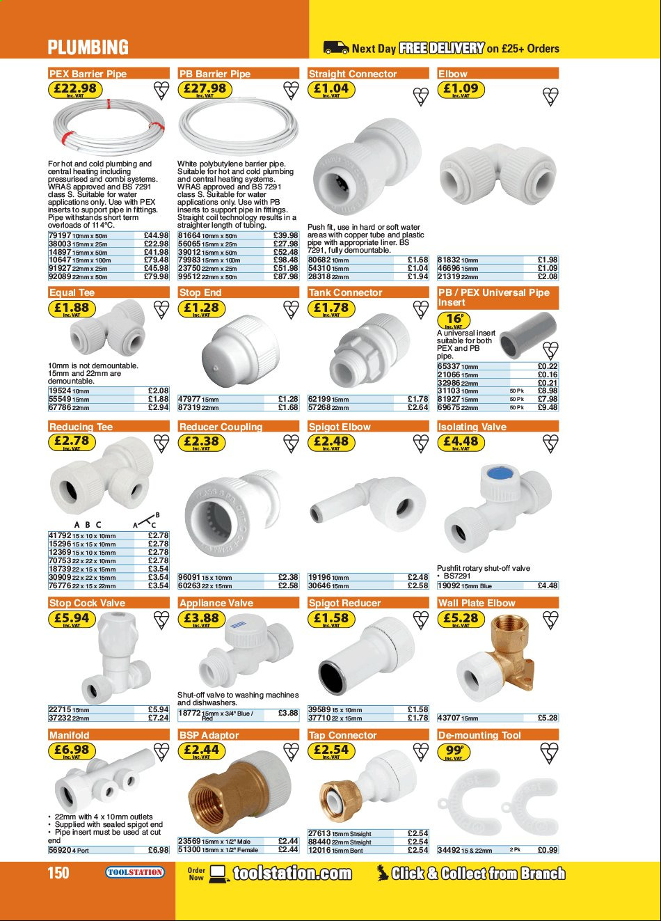 thumbnail - Toolstation offer  - Sales products - copper tube, pipe. Page 150.