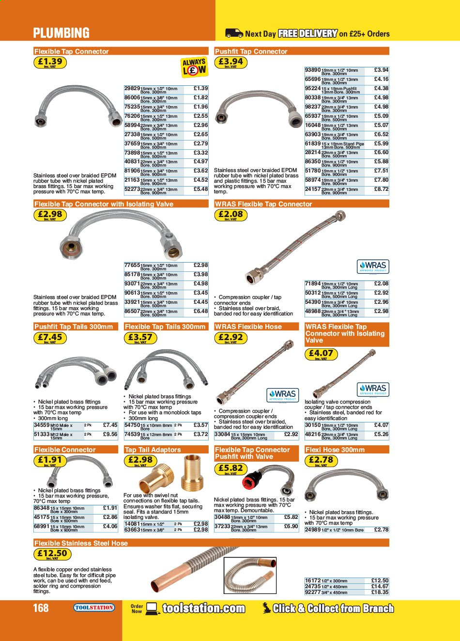 thumbnail - Toolstation offer  - Sales products - pipe. Page 168.