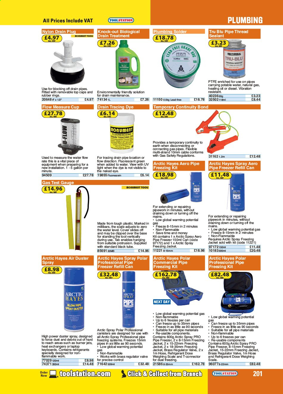 thumbnail - Toolstation offer  - Sales products - pipe. Page 201.