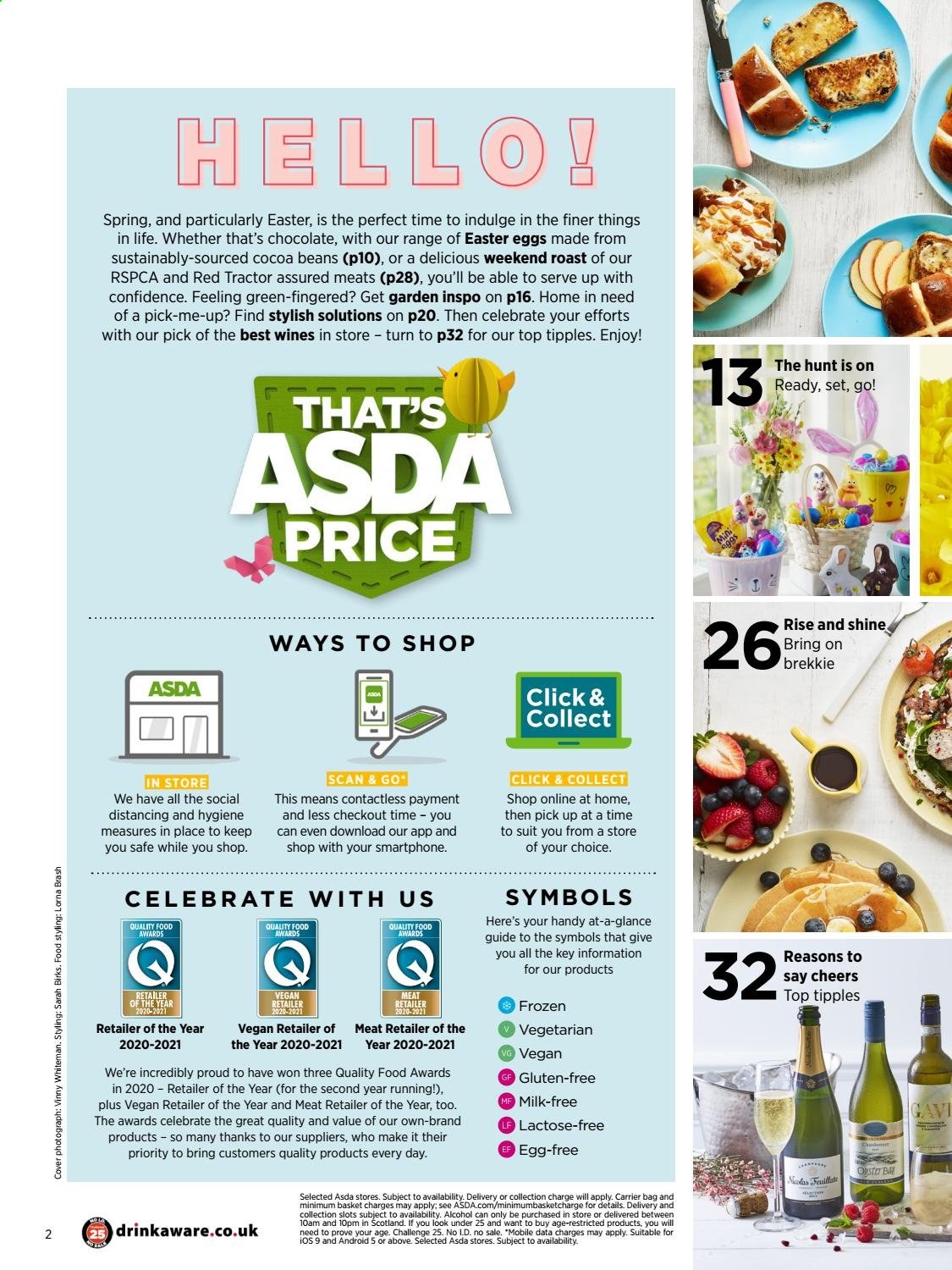 ASDA offer - 15/03/2021 - 04/04/2021. Page 2