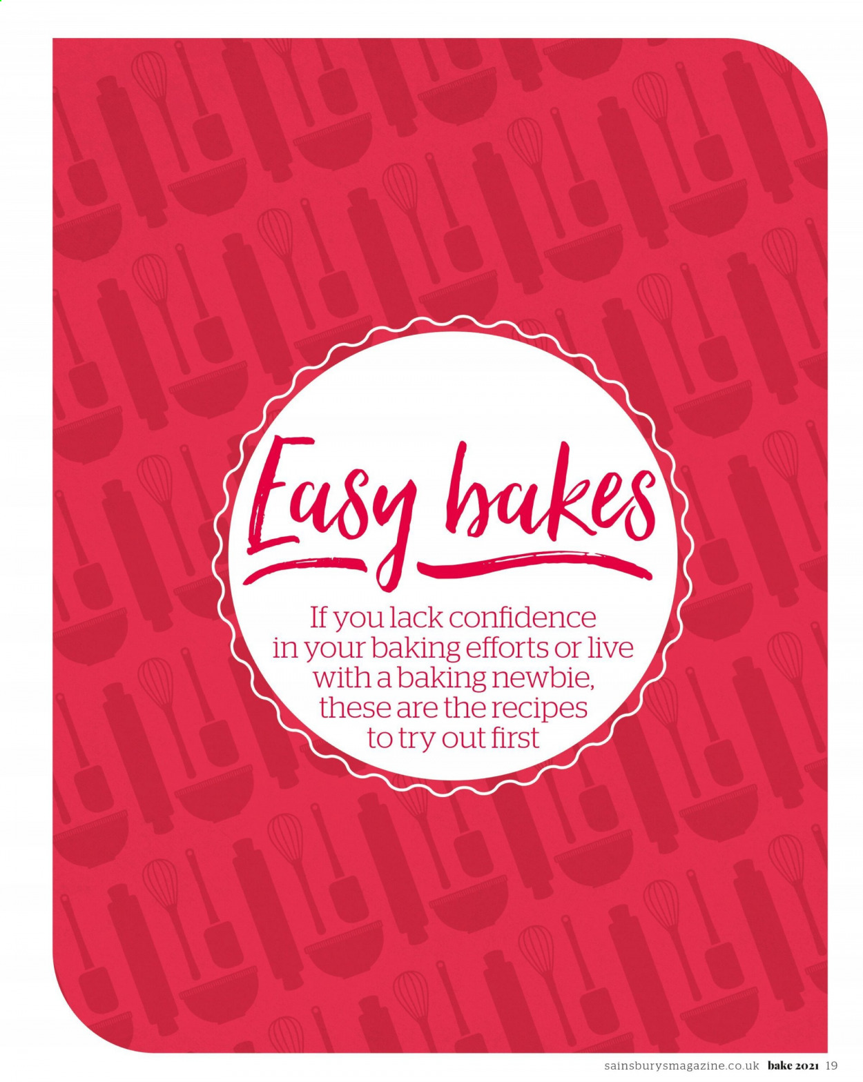 Sainsbury's offer. Page 19