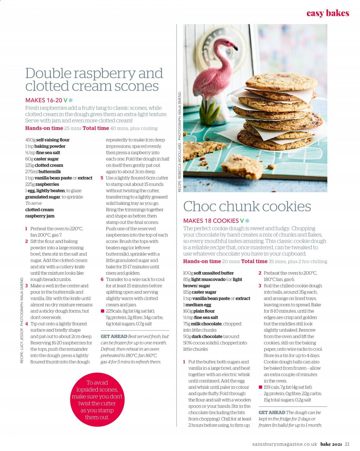 Sainsbury's offer. Page 21