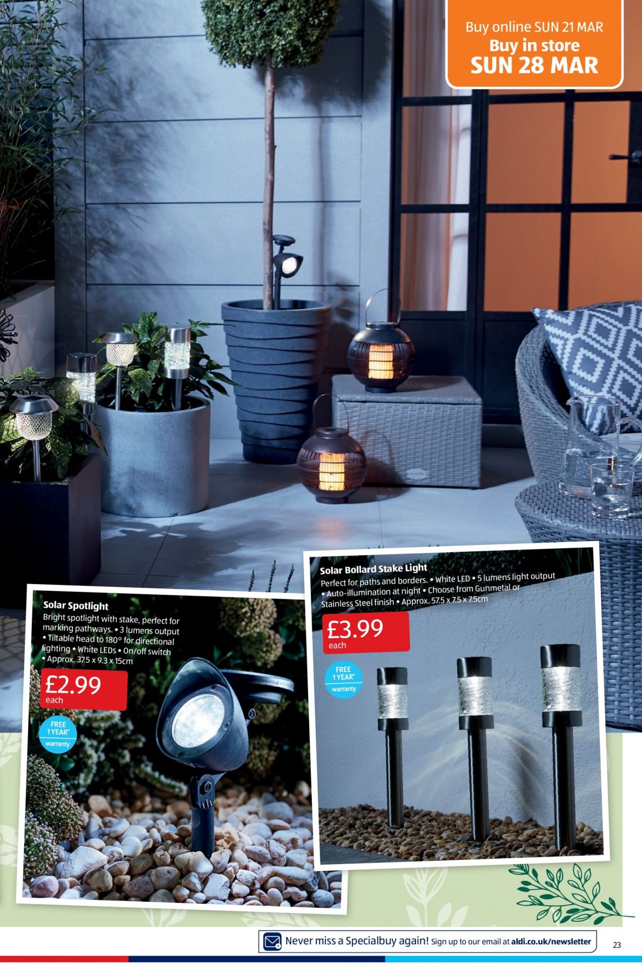 Aldi offer - 21/03/2021 - 28/03/2021. Page 23