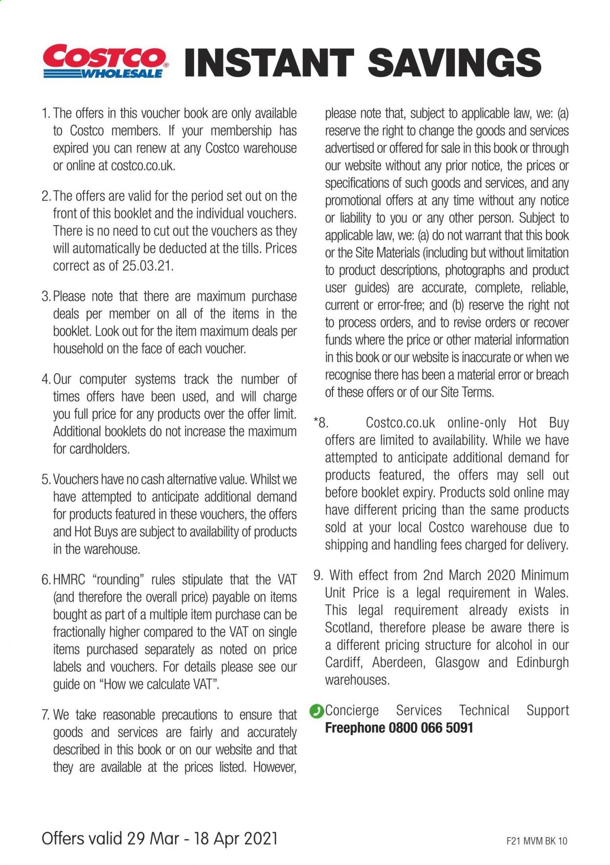Costco offer - 29/03/2021 - 18/04/2021. Page 28
