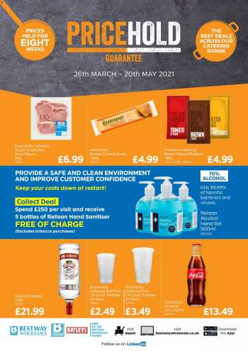 Bestway offer  - 26.3.2021 - 20.5.2021.