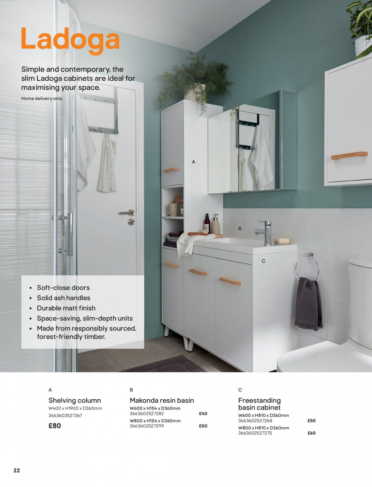 thumbnail - B&Q offer  - Sales products - cabinet. Page 22.