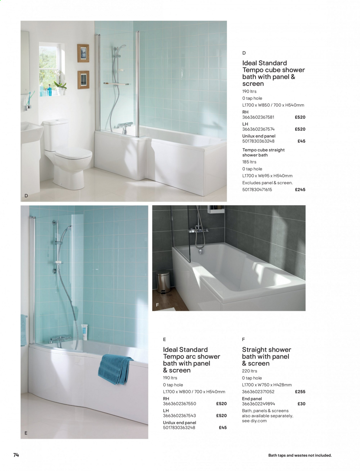 B&Q offer. Page 74