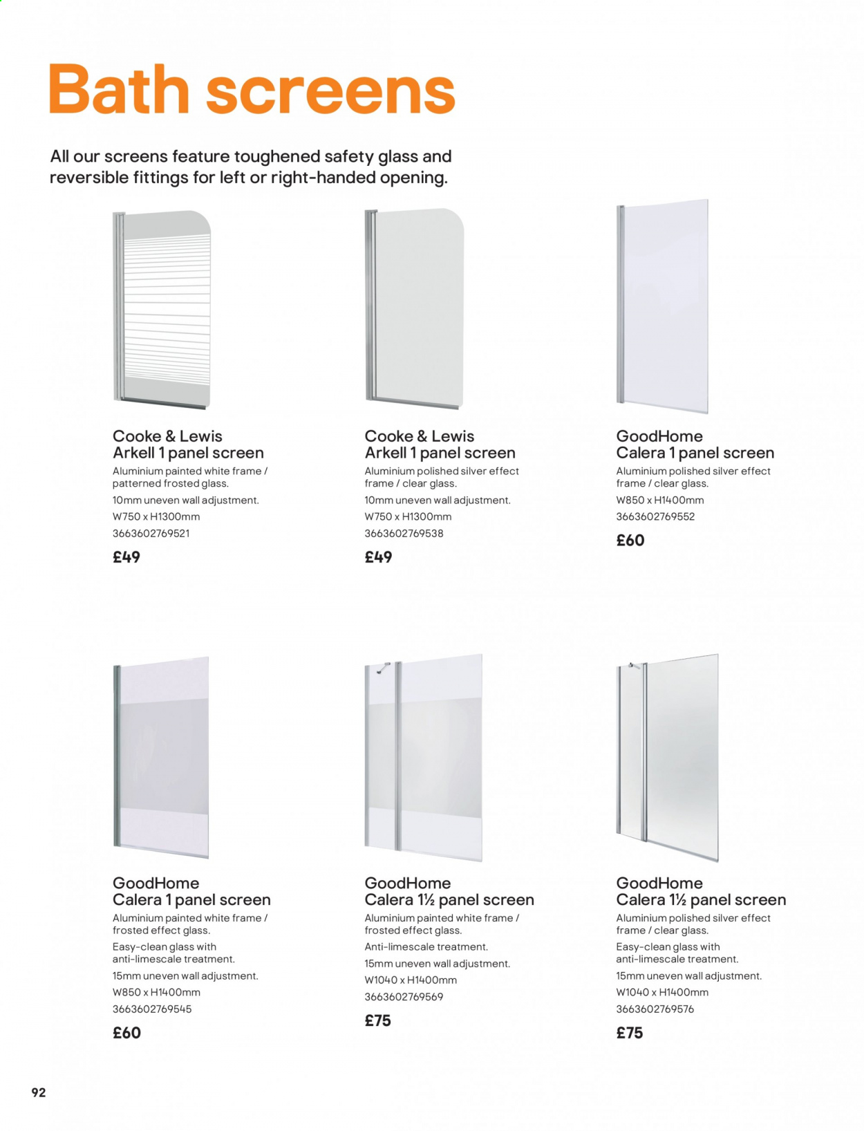 B&Q offer. Page 92