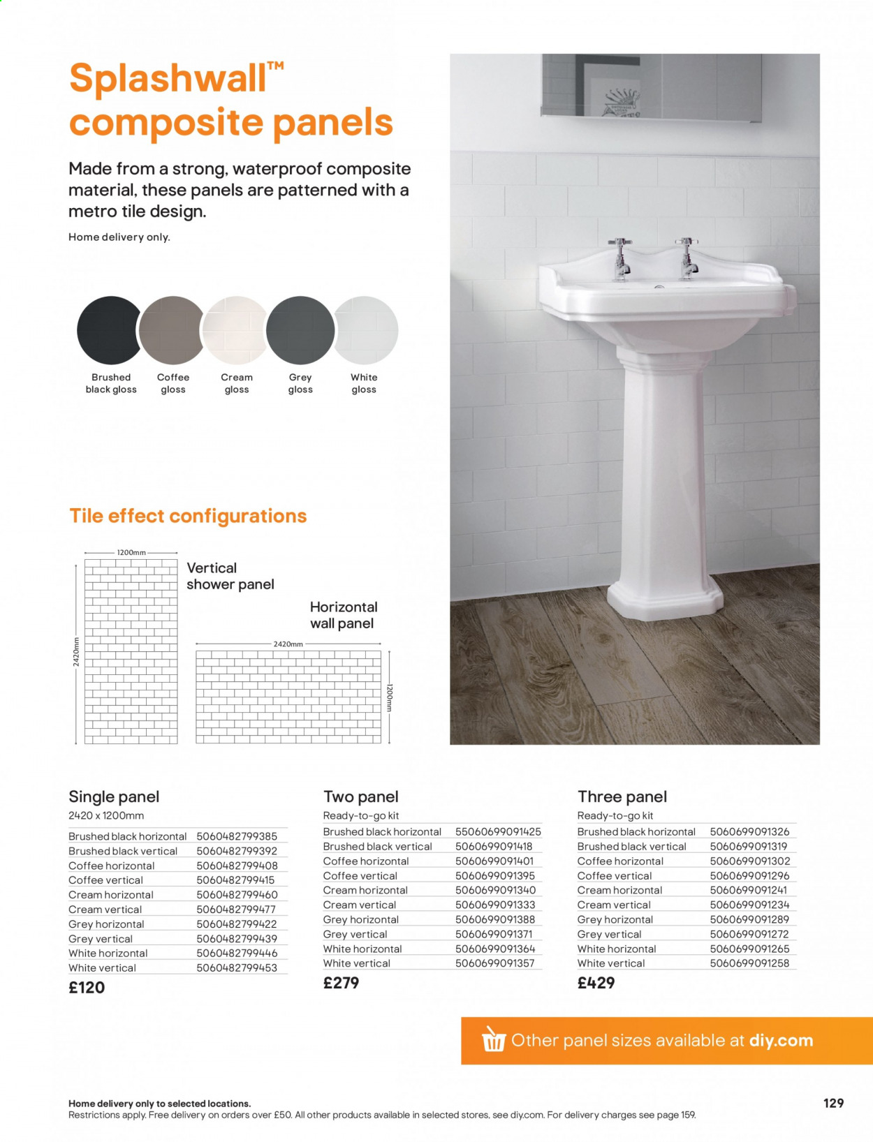 B&Q offer. Page 129