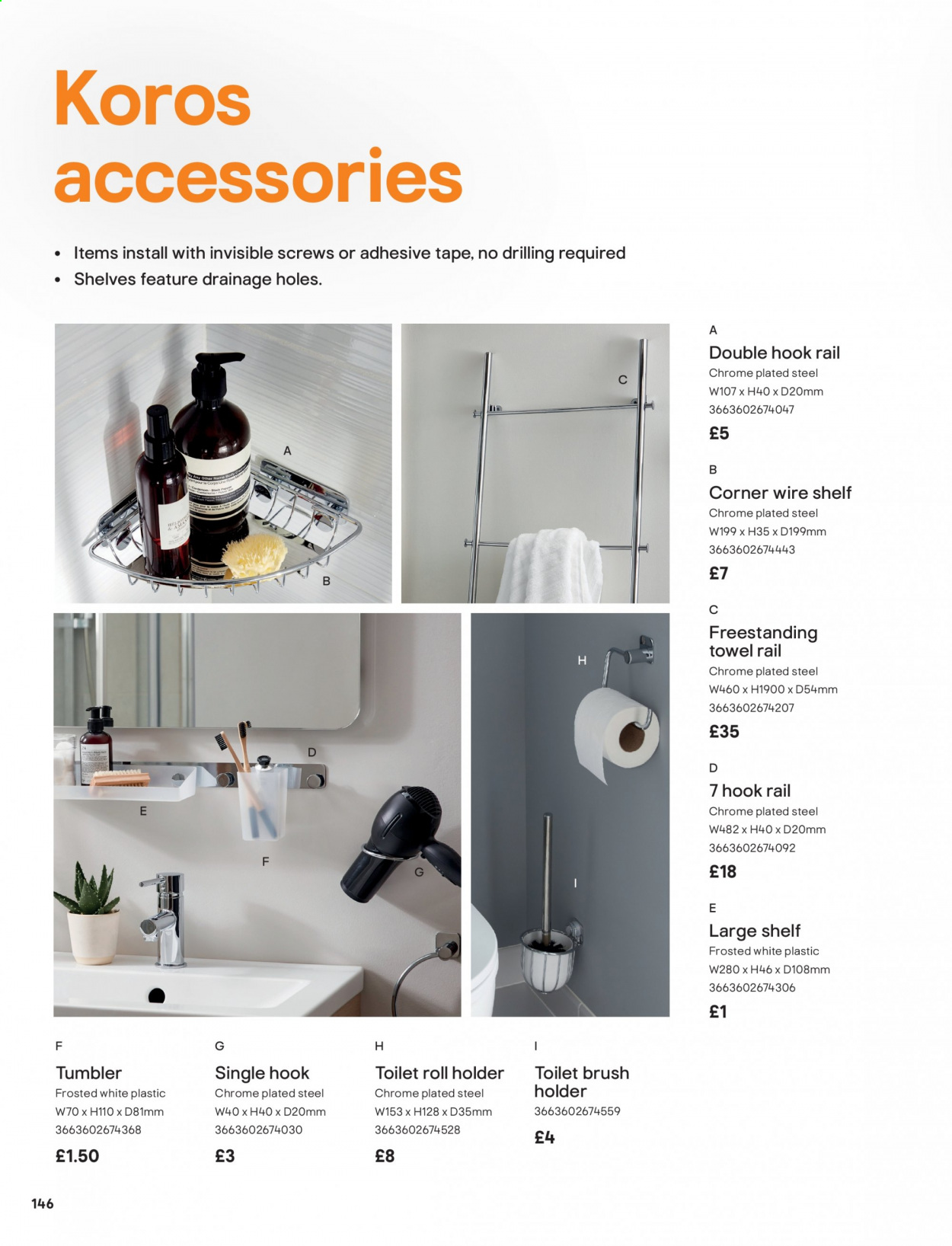 thumbnail - B&Q offer  - Sales products - shelves. Page 146.