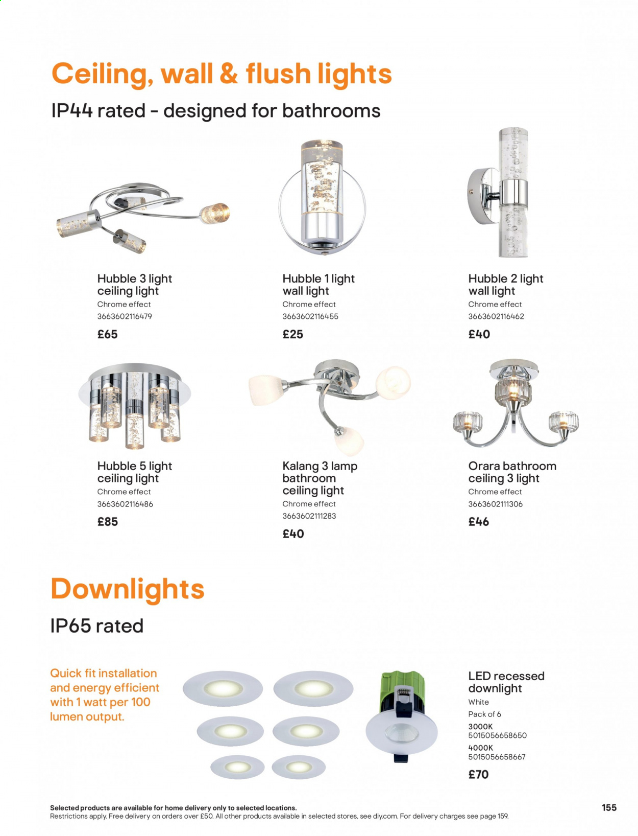 B&Q offer. Page 155