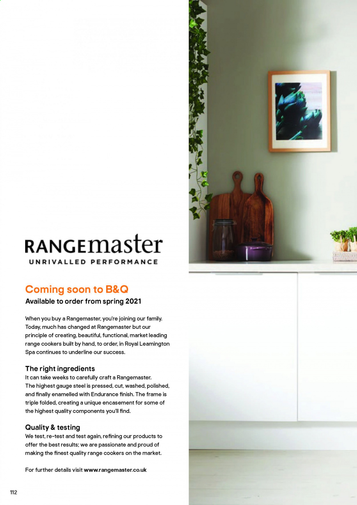B&Q offer. Page 112