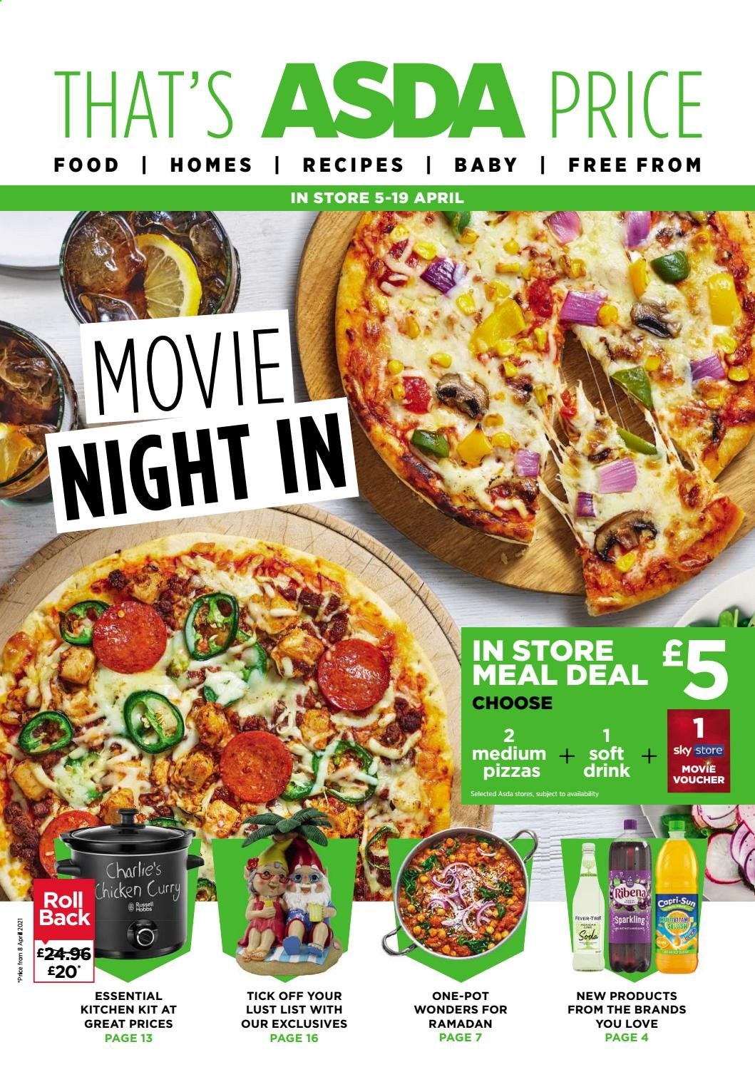 ASDA offer - 05/04/2021 - 19/04/2021. Page 1