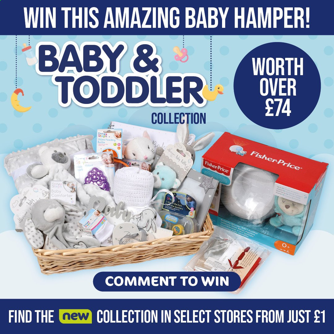 thumbnail - The Original Factory Shop offer  - Sales products - hamper, comforter, rattle. Page 10.