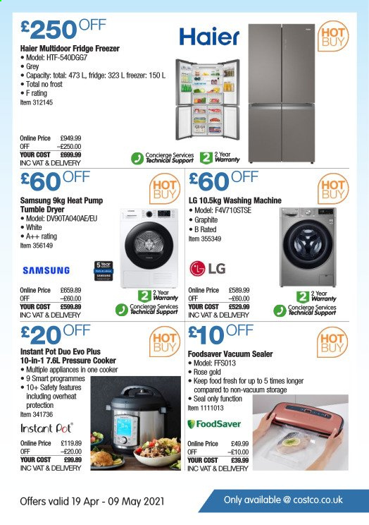 Costco offer - 19/04/2021 - 09/05/2021. Page 25