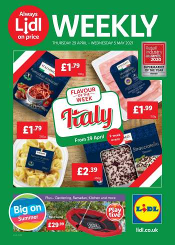 Lidl offer  - 29.4.2021 - 5.5.2021.