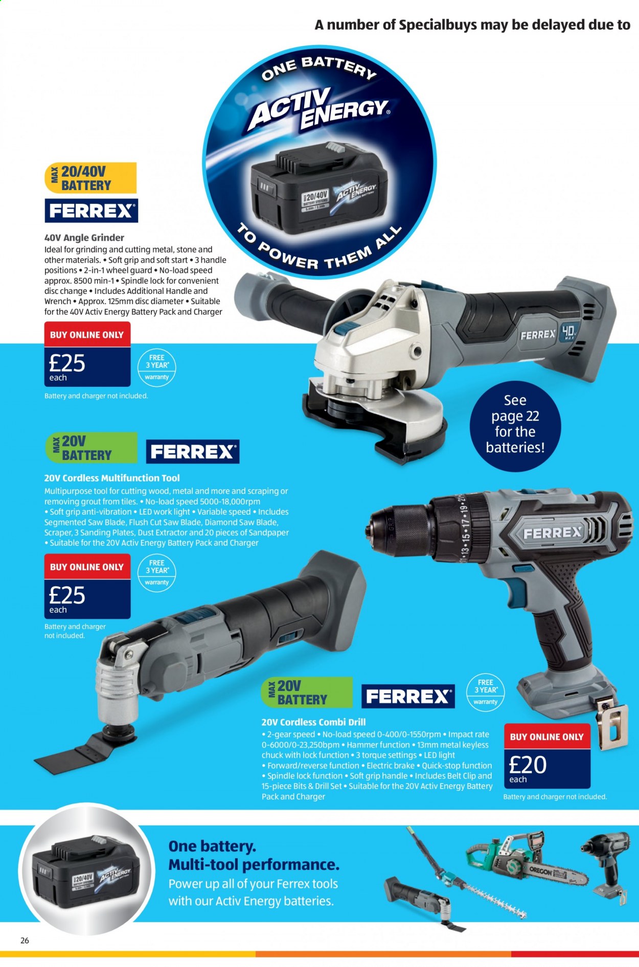 thumbnail - Aldi offer  - 25/04/2021 - 02/05/2021 - Sales products - plate, grinder, belt. Page 26.