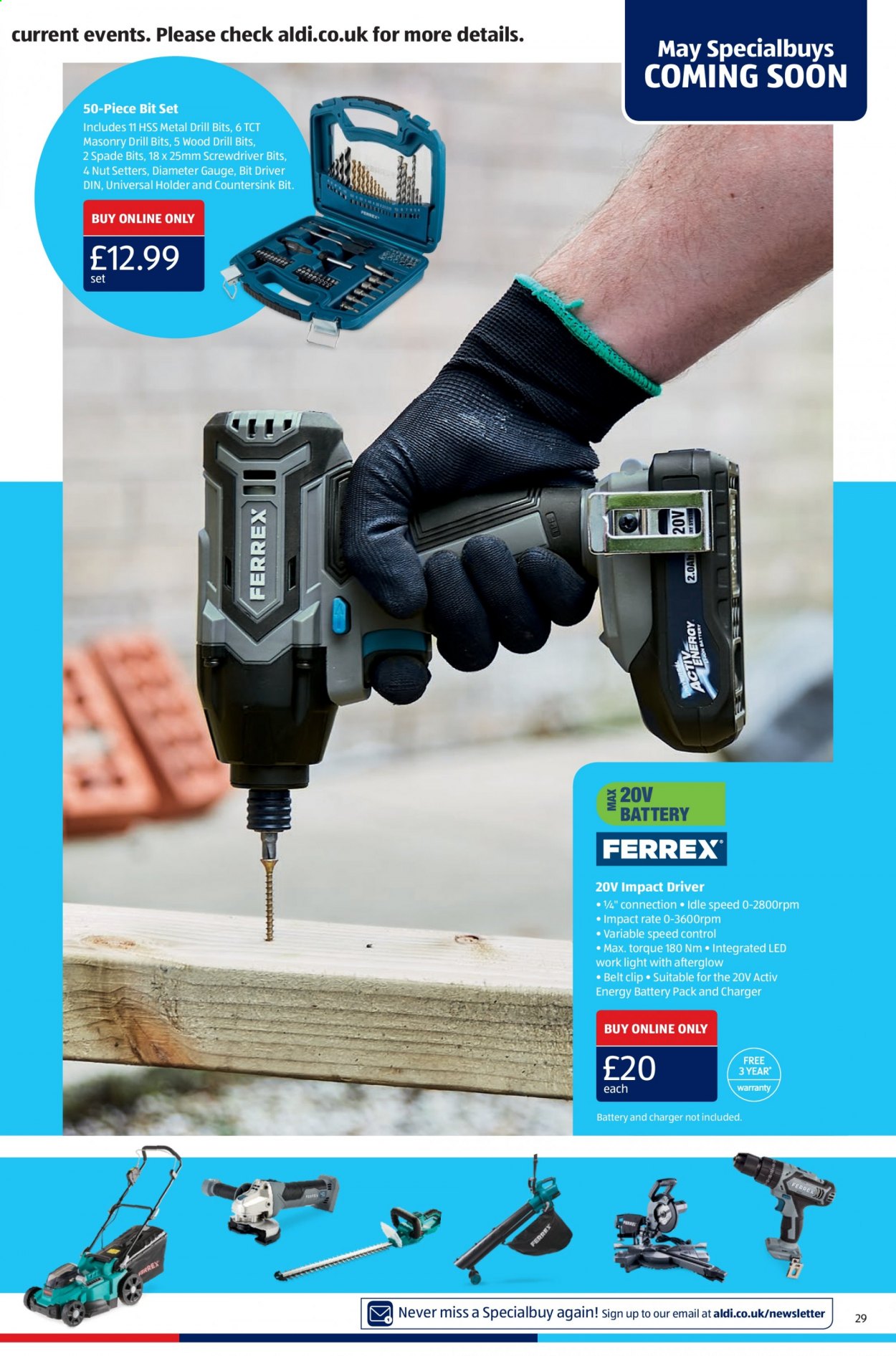 thumbnail - Aldi offer  - 25/04/2021 - 02/05/2021 - Sales products - belt. Page 29.