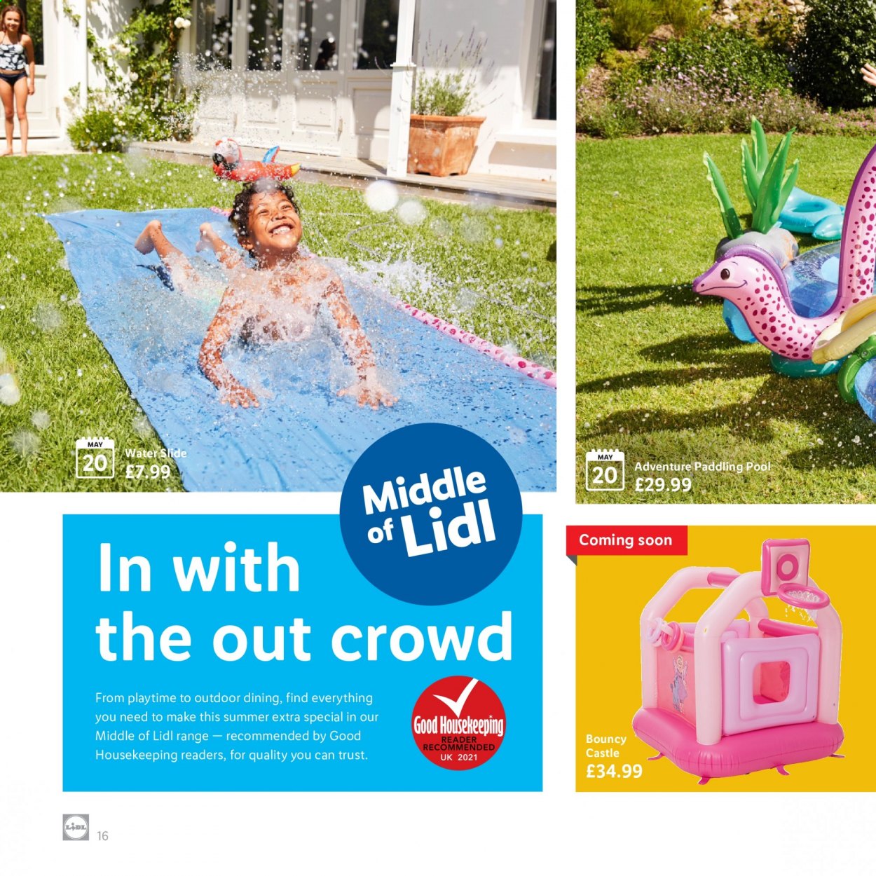 thumbnail - Lidl offer  - Sales products - Castle, pool. Page 16.