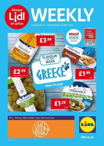 Lidl offer  - 13.5.2021 - 19.5.2021.