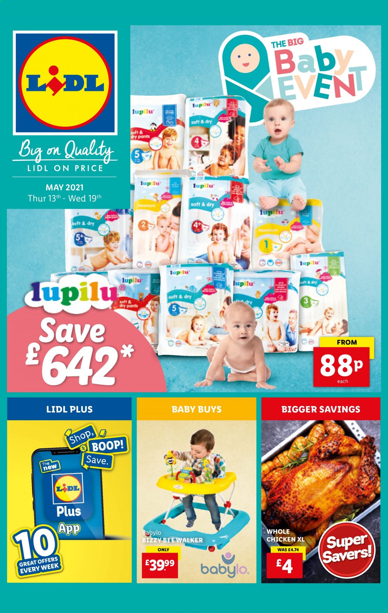thumbnail - Lidl offer  - 13/05/2021 - 19/05/2021 - Sales products - Lupilu. Page 1.