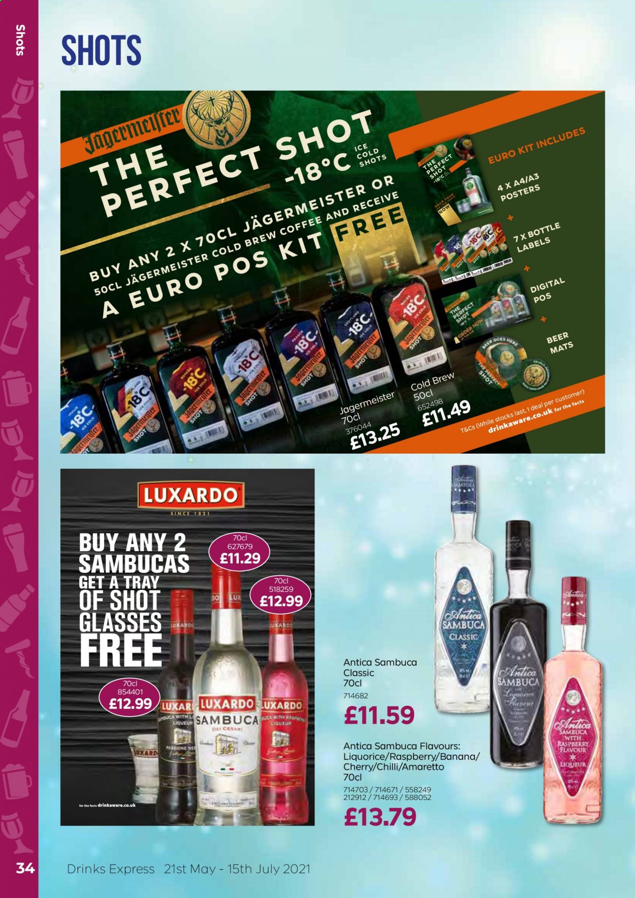 thumbnail - Bestway offer  - 21/05/2021 - 15/07/2021 - Sales products - cherries, Amaretto. Page 34.