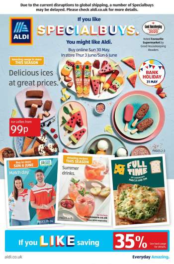 Aldi offer  - 30.5.2021 - 6.6.2021.