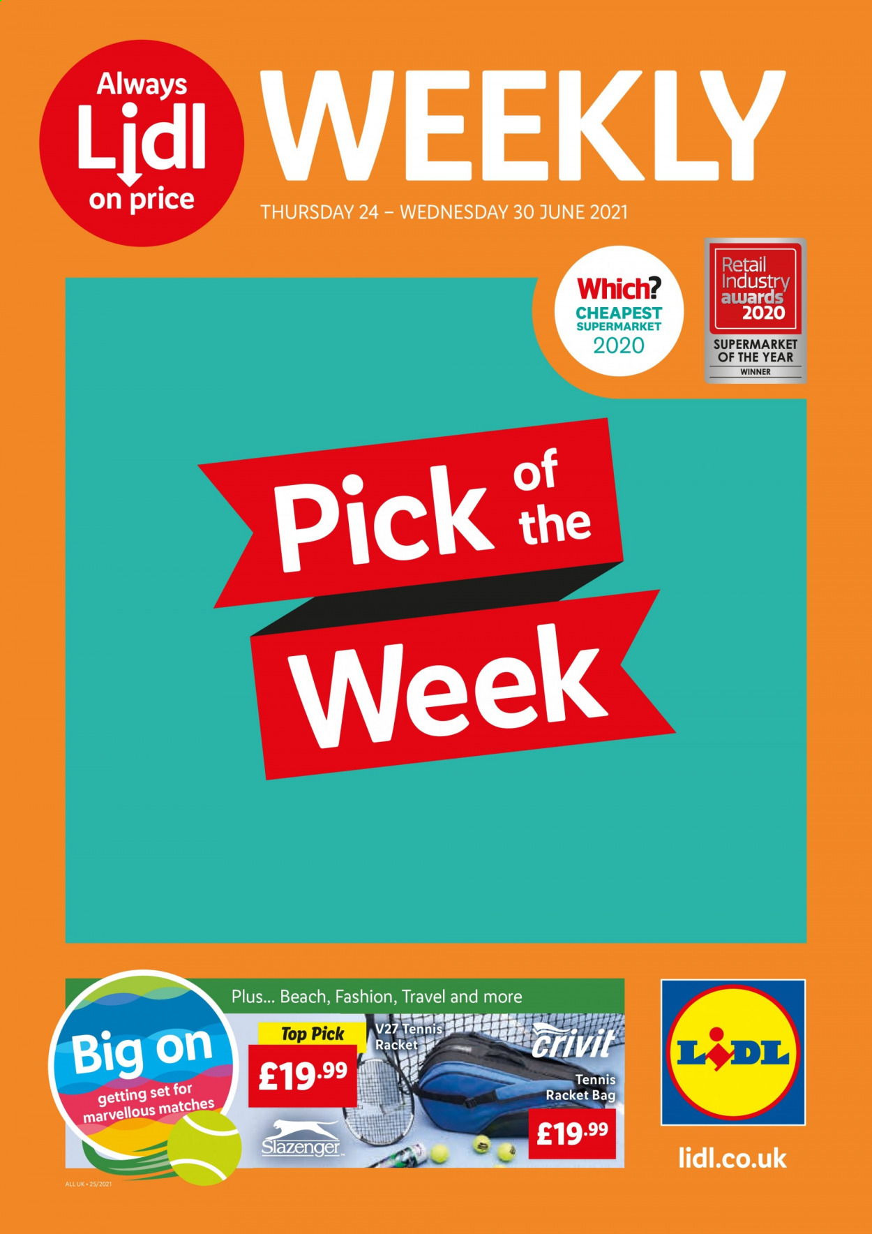 Lidl offer - 24/06/2021 - 30/06/2021. Page 1