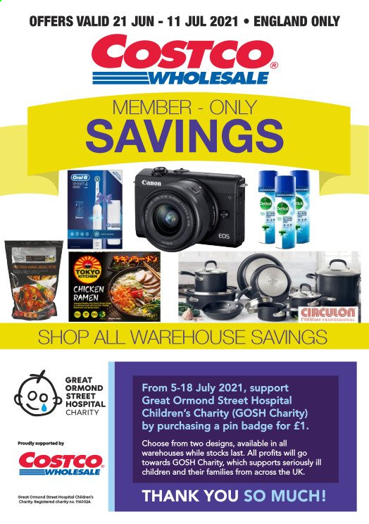 Costco offer - 21/06/2021 - 11/07/2021. Page 1