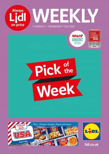 Lidl offer  - 1.7.2021 - 7.7.2021.